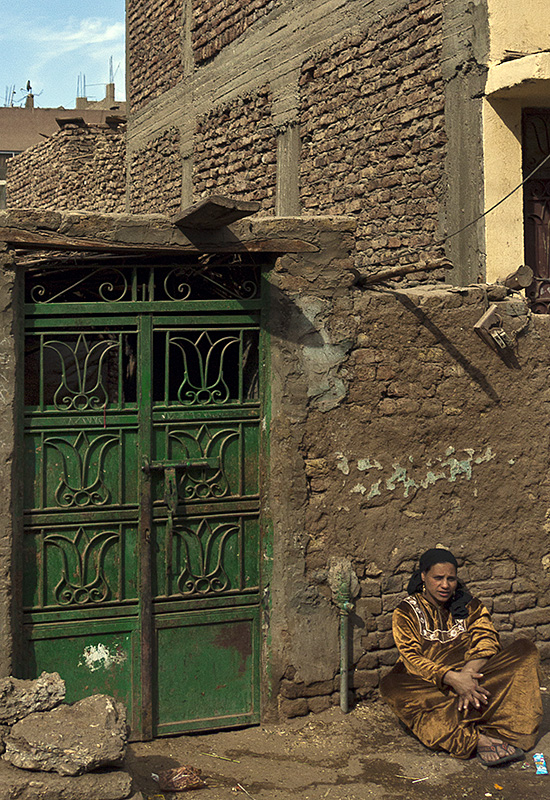 Luxor :: Girl with Green Door