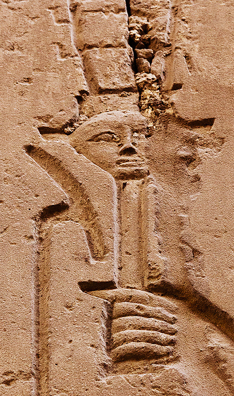 Karnak Hand with Face Fragment