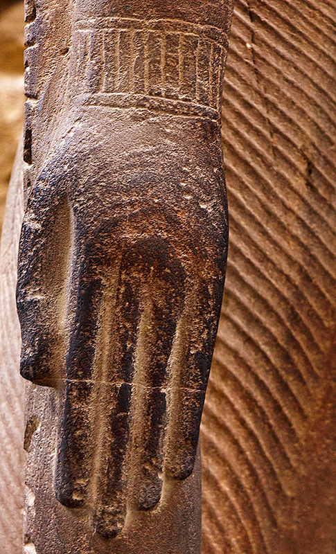 Karnak Hand from Sculpture Detail