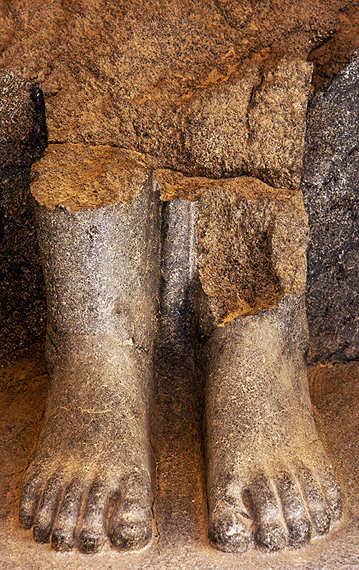 Ramesseum Feet of Sculpture