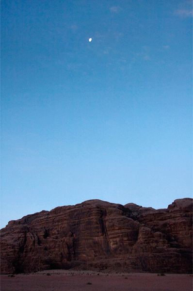 Moon Set—Wadi Rum, Jordan